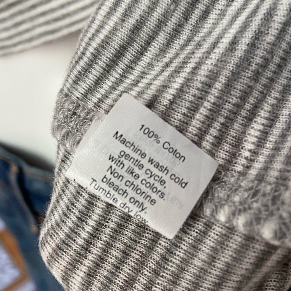 COPY - J Crew Cotton Stripped Hoodie - Picture 4 of 6